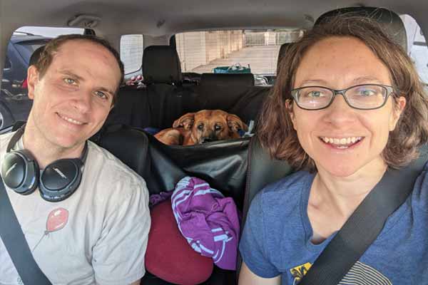 driving cross country with a dog what to pack